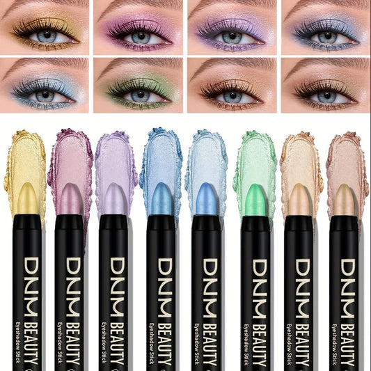 8-Piece Metallic Eyeshadow Stick Set