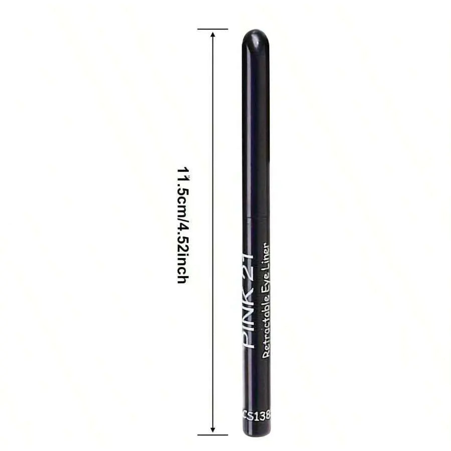 3pcs Waterproof Black Eyeliner Pencils