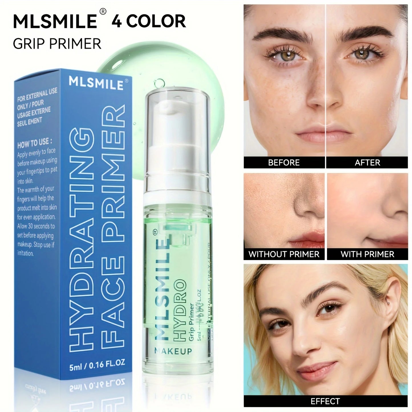 MLSMILE Hydrating Face Gel-based Primer-5ml