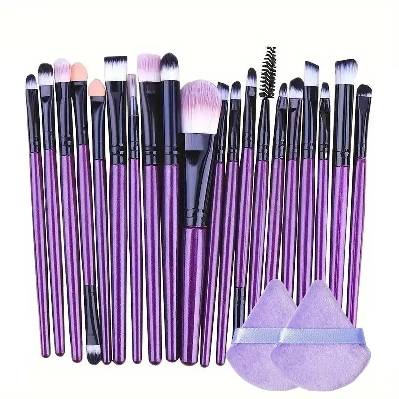 20Pcs Makeup Brush Set Eyeliner Brush Blending Brush