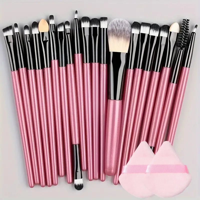 20Pcs Makeup Brush Set Eyeliner Brush Blending Brush