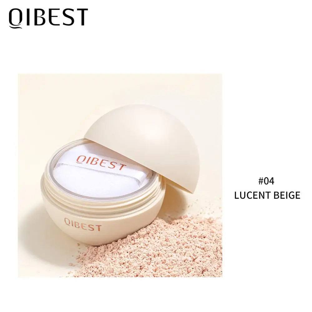 QIBEST 5Color Waterproof Smooth Loose Powder.