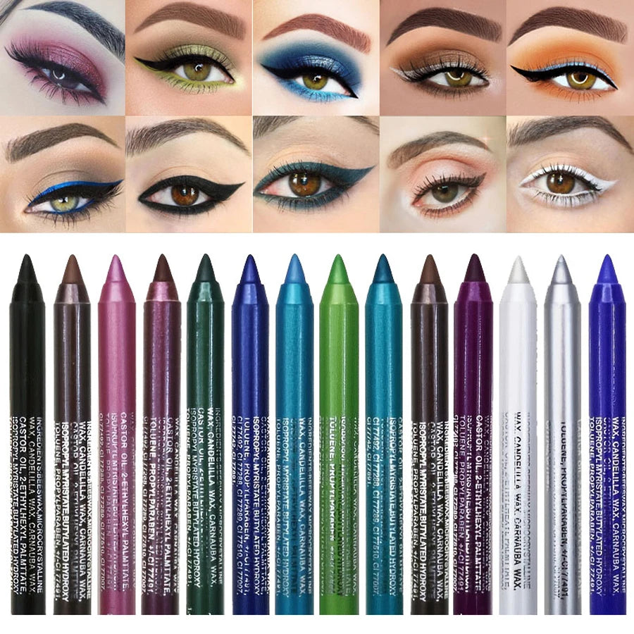 14-Color Colourful Eyeliner Pen