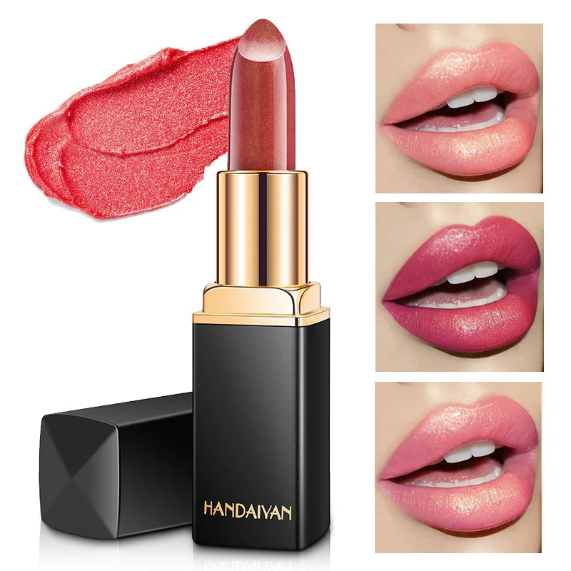 Handaiyan 9 Colors Glitter Lipstick.