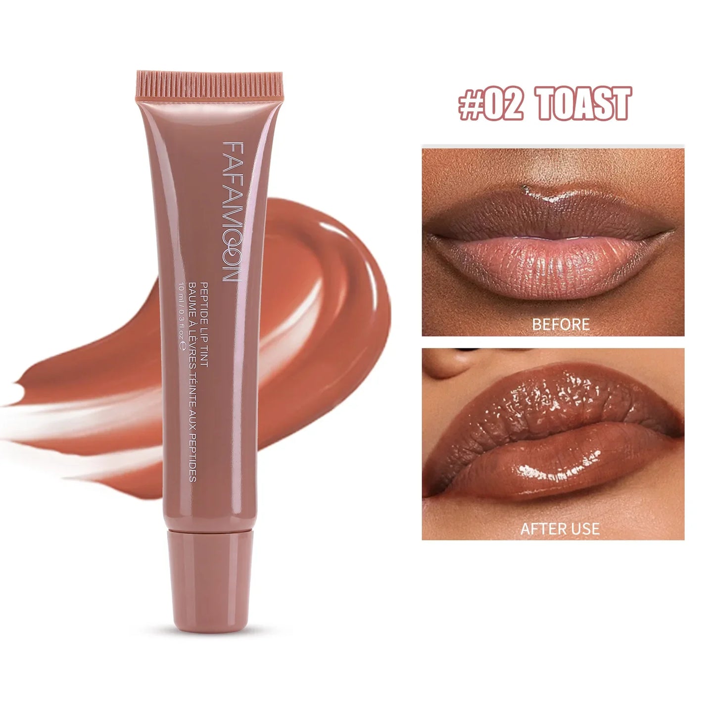 1pcs Soft Tube Mirror Lip Gloss Lip Oil.