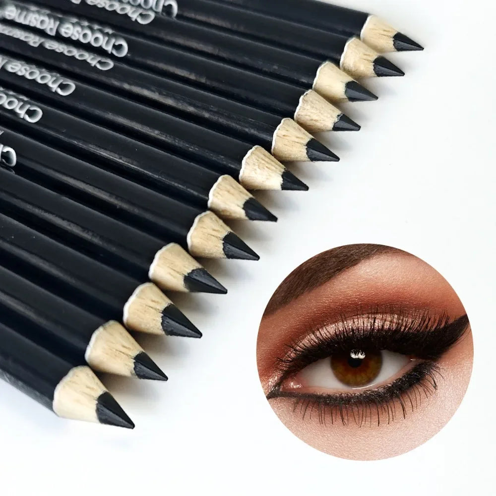 1Pc High Pigmented and wooden Eyeliner Pencil.