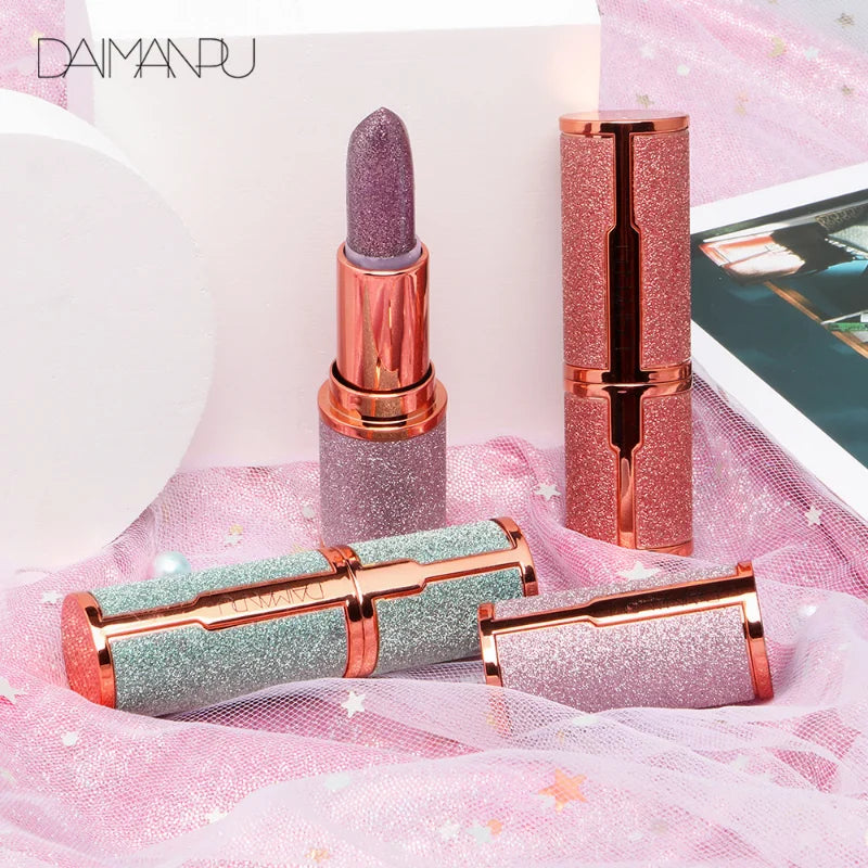 Color Changing Glitter Lipstick