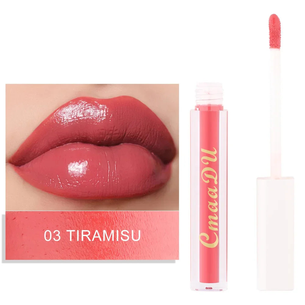 CmaaDu 8 Color Lip Gloss Matte Creamy  Lipstick