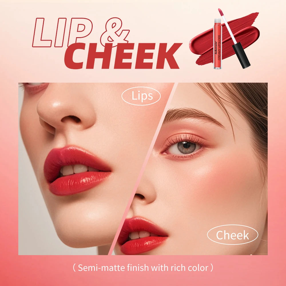 Lip Gloss Semi-Matte 8 Colors