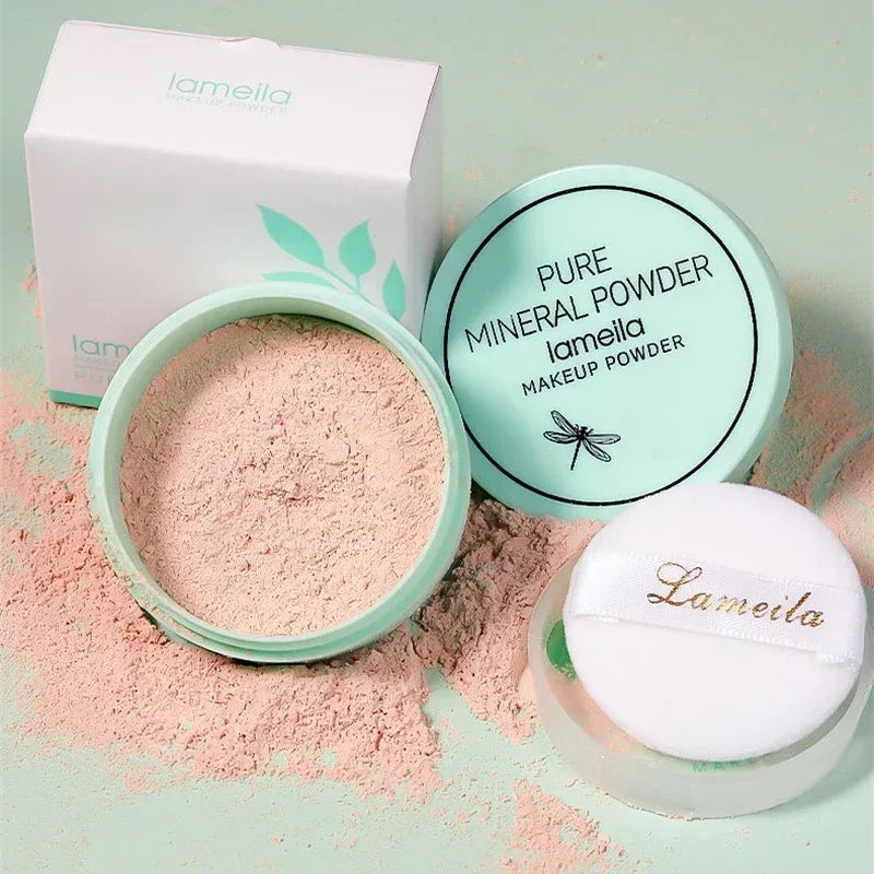 LAMELLA Face Loose Powder Matte Translucent Setting Powder.