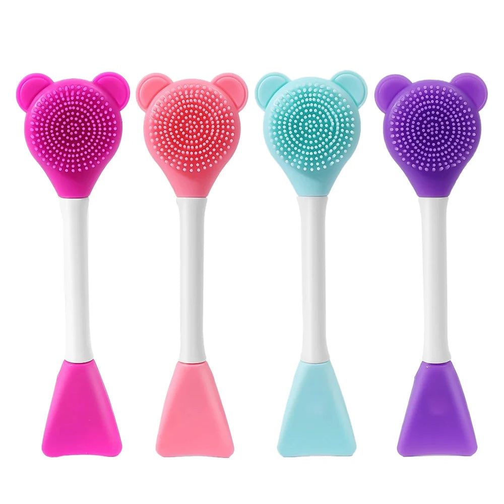 Face Mask Brush Flat Soft Hair Facial Cleansing Brush.