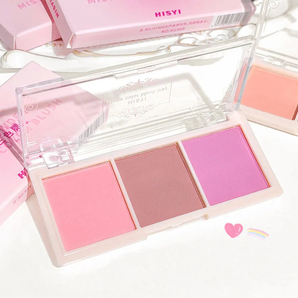 HISYI 3-colors Matte blush.