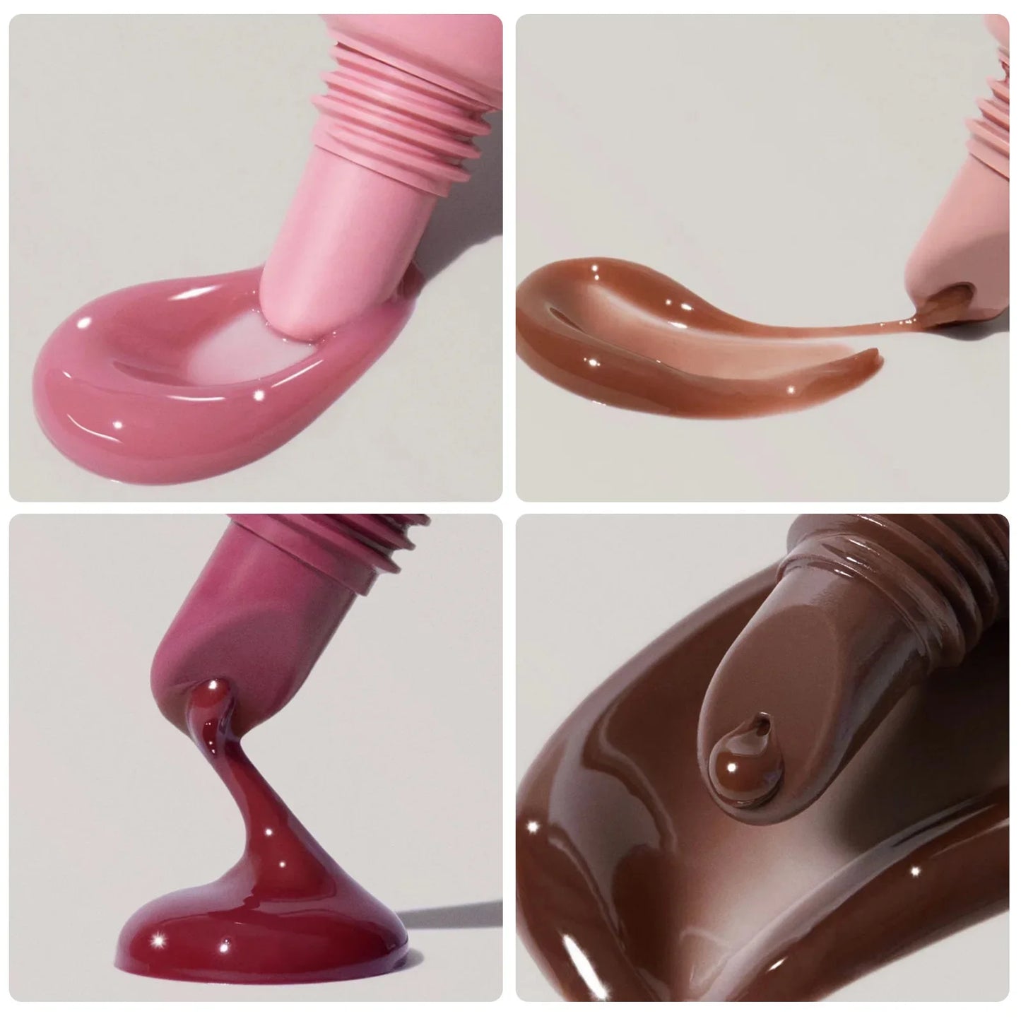 1pcs Soft Tube Mirror Lip Gloss Lip Oil.