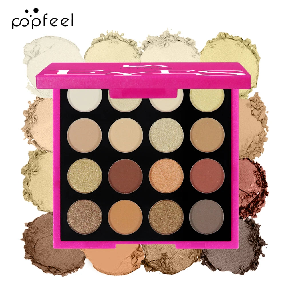 16 Colors POPFEEL Spotlight Eyeshadow Palette