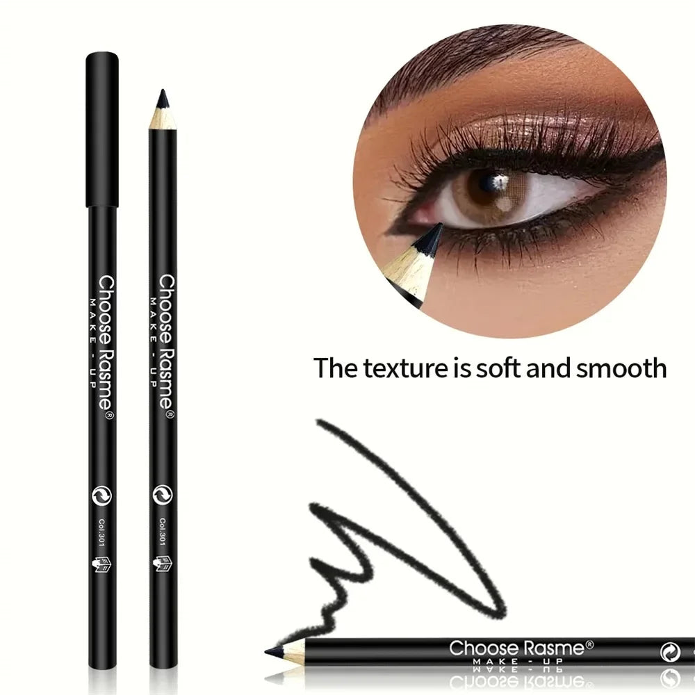 1Pc High Pigmented and wooden Eyeliner Pencil.