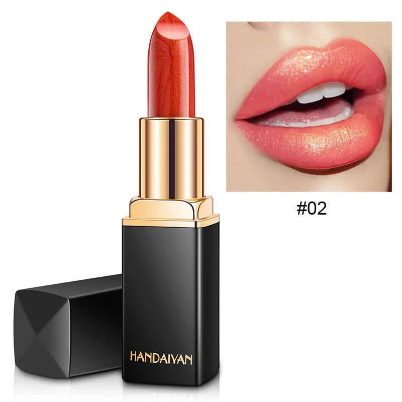 Handaiyan 9 Colors Glitter Lipstick.