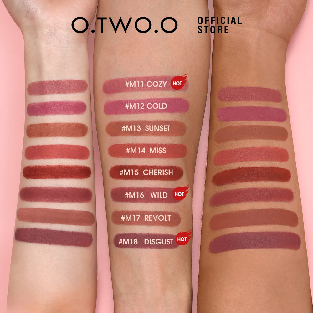 O.TWO.O Matte Long Lasting Waterproof Lip Stick