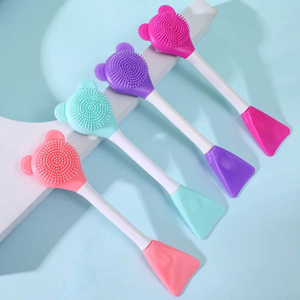 Face Mask Brush Flat Soft Hair Facial Cleansing Brush.