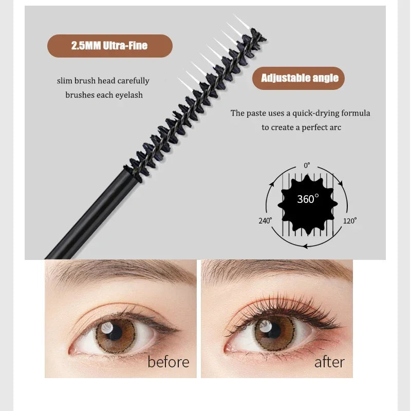 Silk Fiber Matte Mascara for Ultra-Fine Makeup