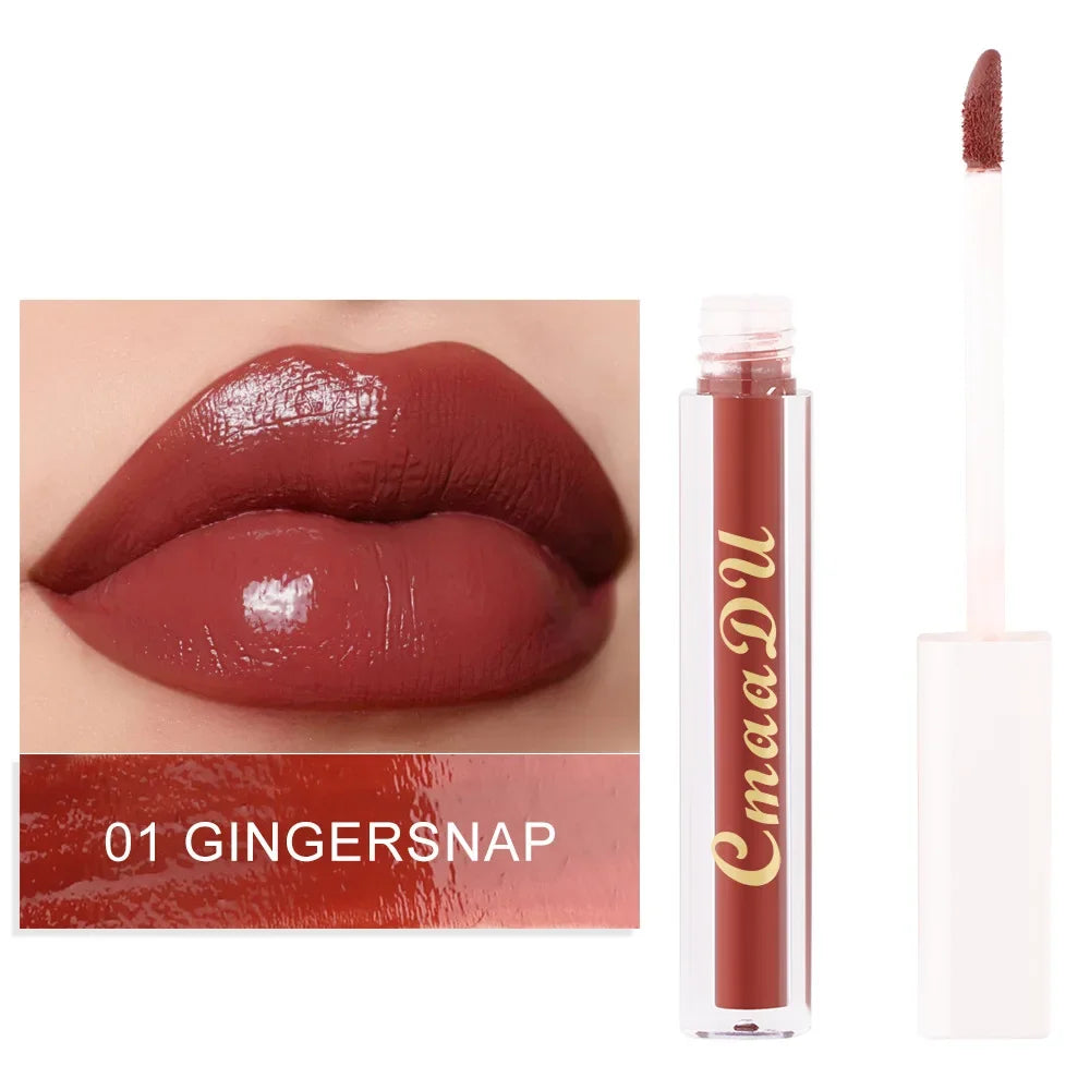 CmaaDu 8 Color Lip Gloss Matte Creamy  Lipstick