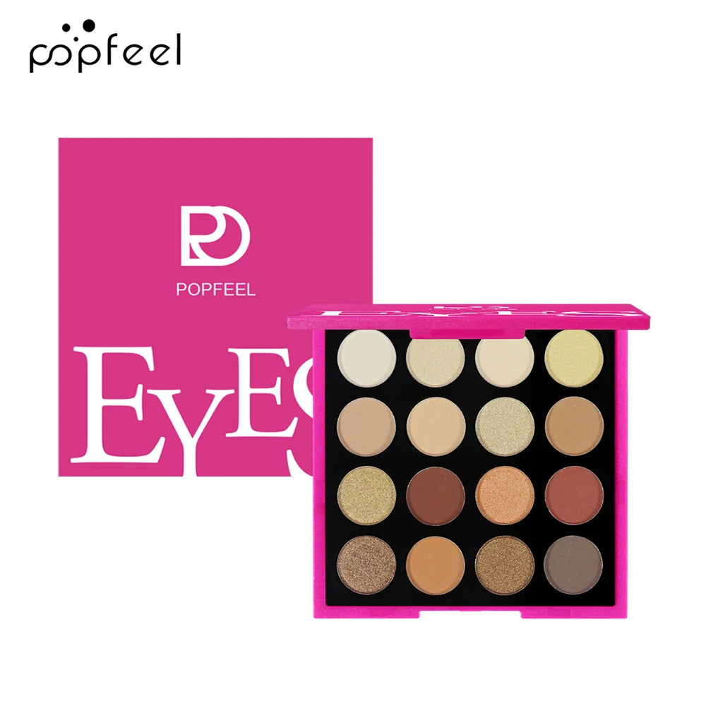 16 Colors POPFEEL Spotlight Eyeshadow Palette