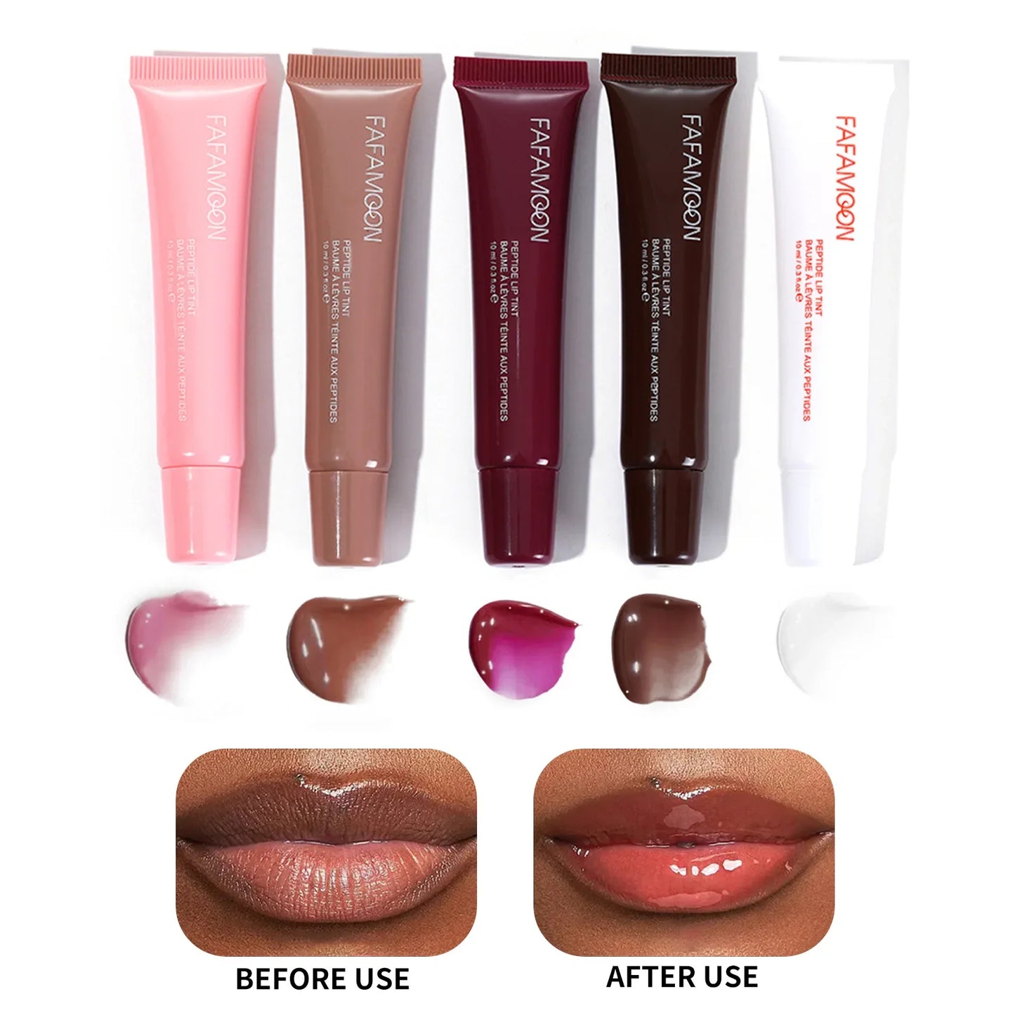 1pcs Soft Tube Mirror Lip Gloss Lip Oil.