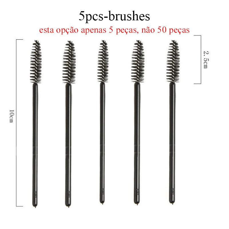 5/50pcs Luxury Makeup Brushes Sets