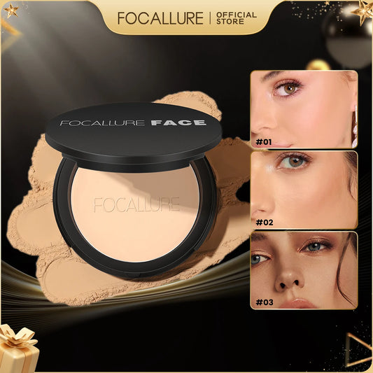 FOCALLURE 9 Colors Waterproof Pressed Powder.