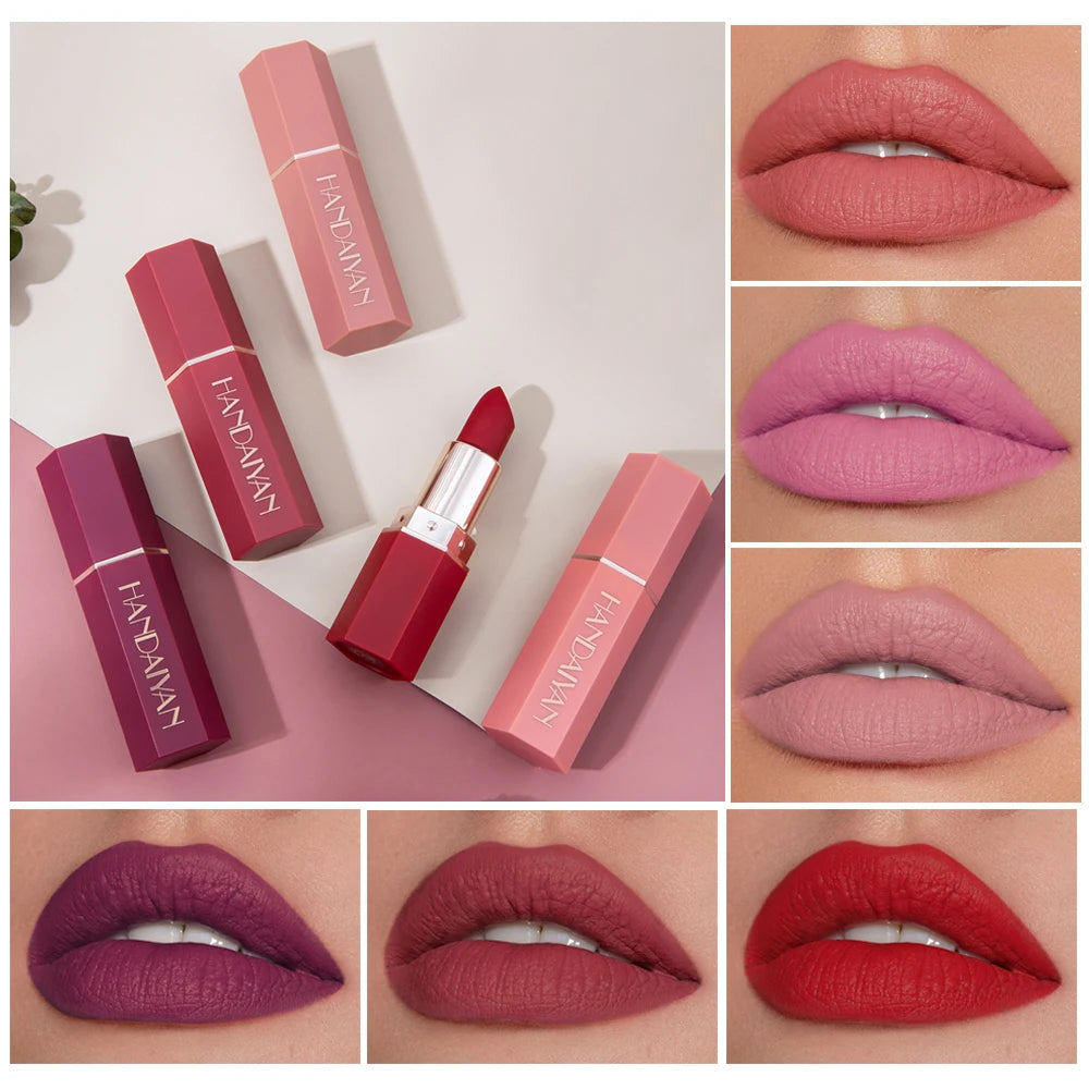 6-Color Matte Lipstick