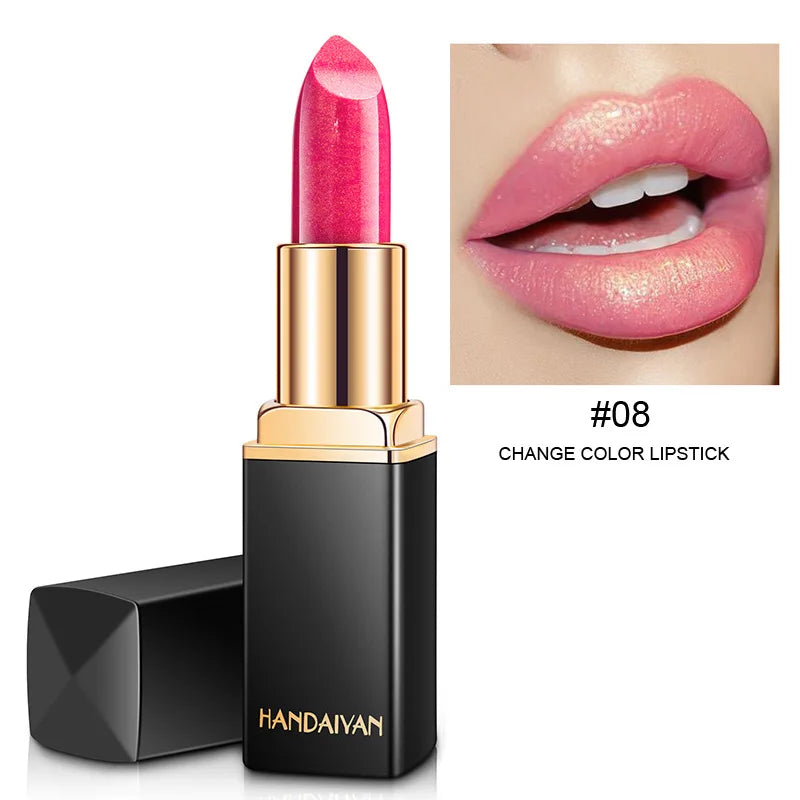 Handaiyan 9 Colors Glitter Lipstick.