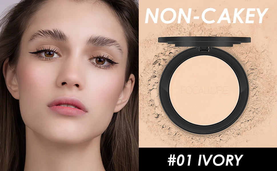 FOCALLURE 9 Colors Waterproof Pressed Powder.