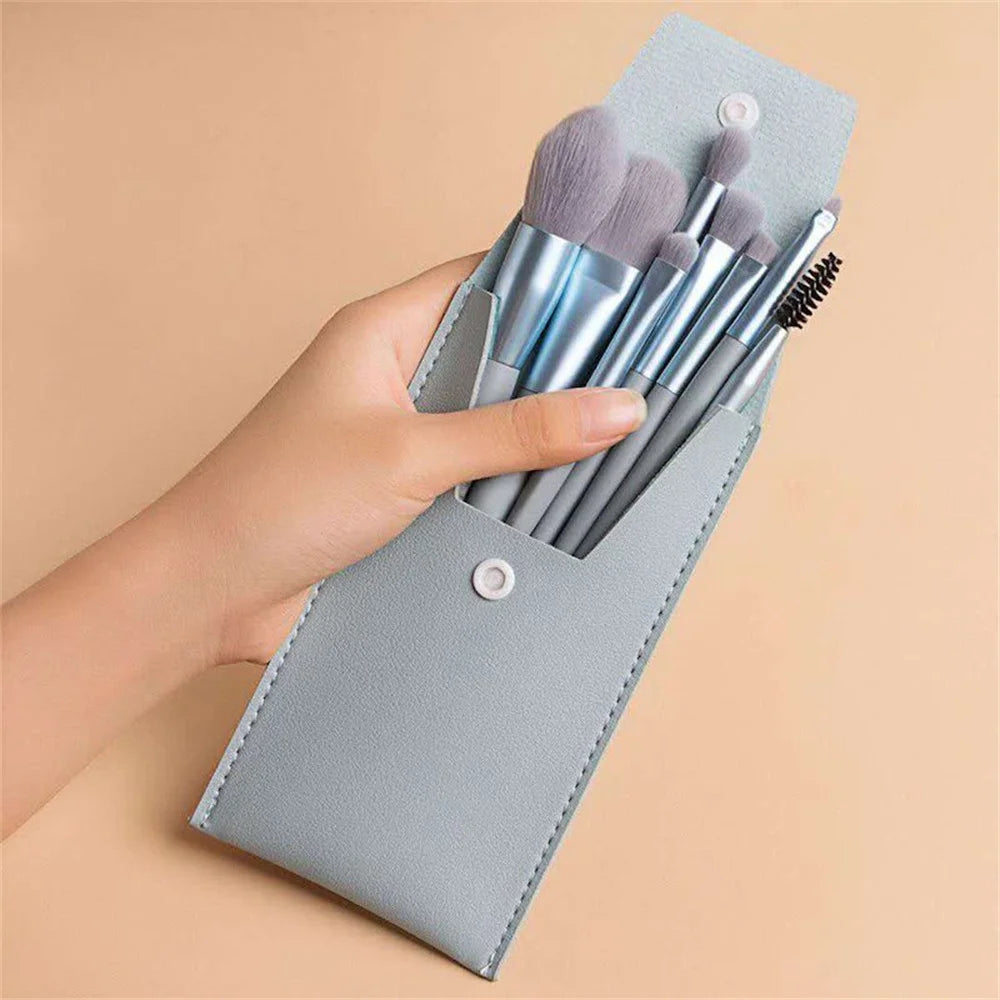 8Pcs Cosmetics Foundation Blush Powder Brush Set