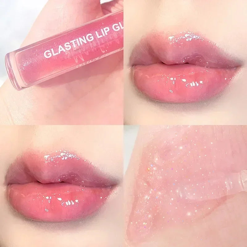 Mirror Water Lip Gloss Lip Glaze Transparent Glass Lip Oil