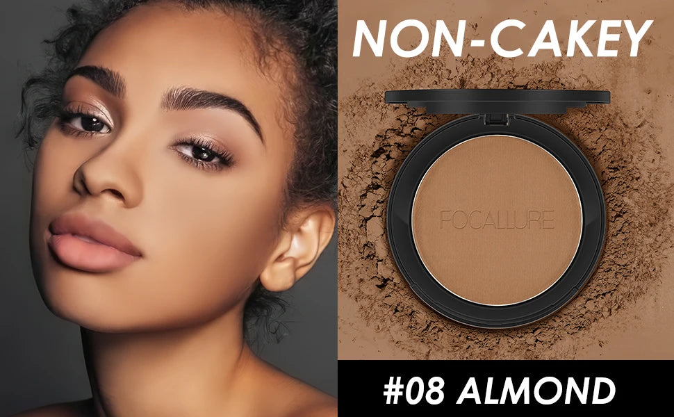 FOCALLURE 9 Colors Waterproof Pressed Powder.