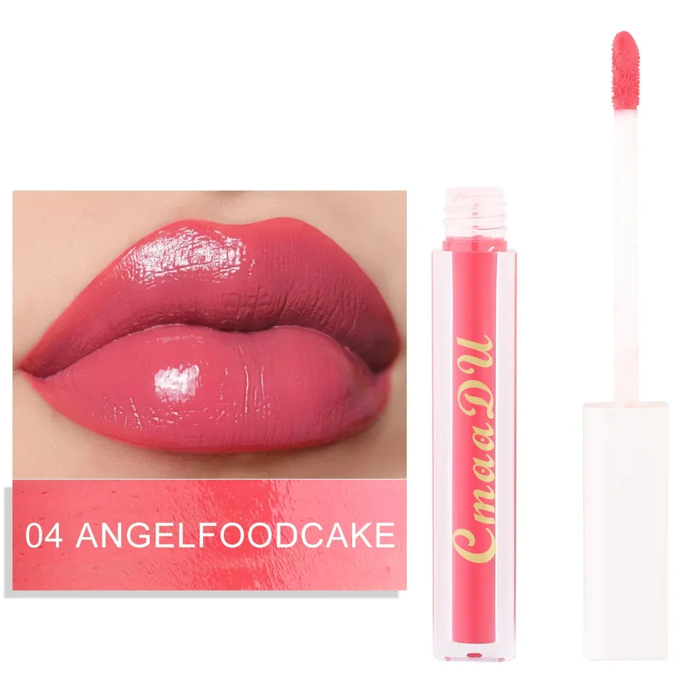 CmaaDu 8 Color Lip Gloss Matte Creamy  Lipstick