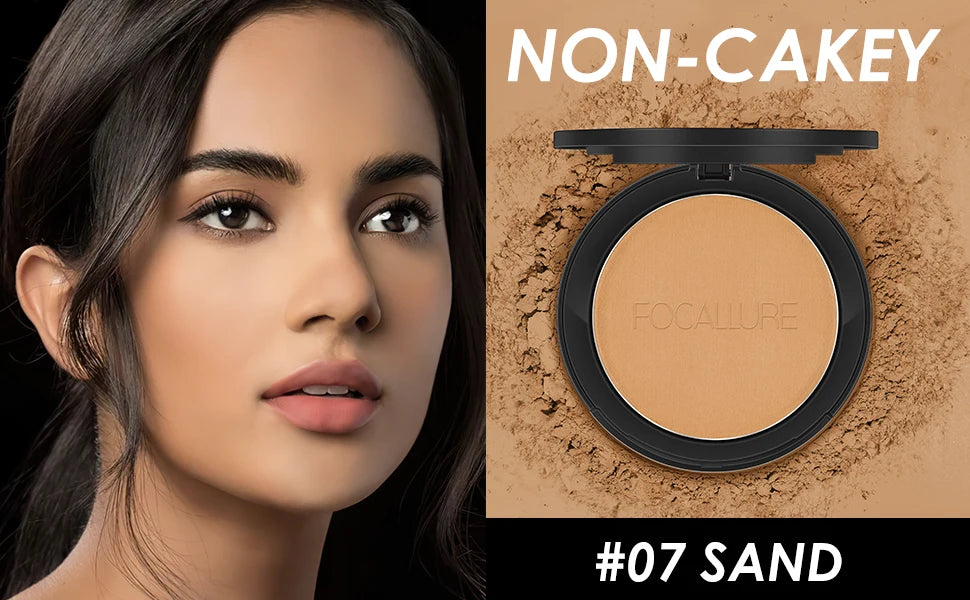 FOCALLURE 9 Colors Waterproof Pressed Powder.