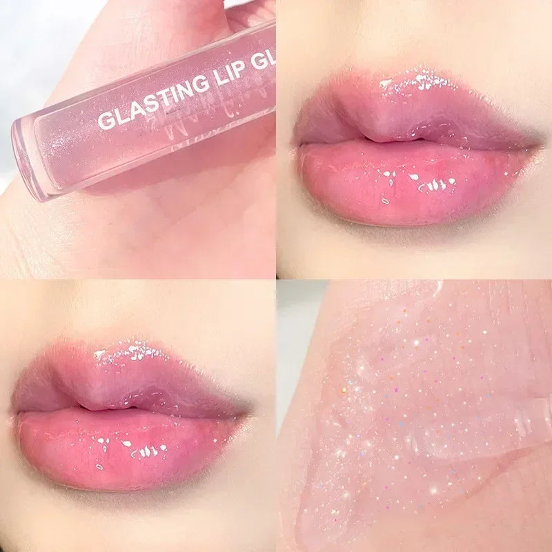 Mirror Water Lip Gloss Lip Glaze Transparent Glass Lip Oil