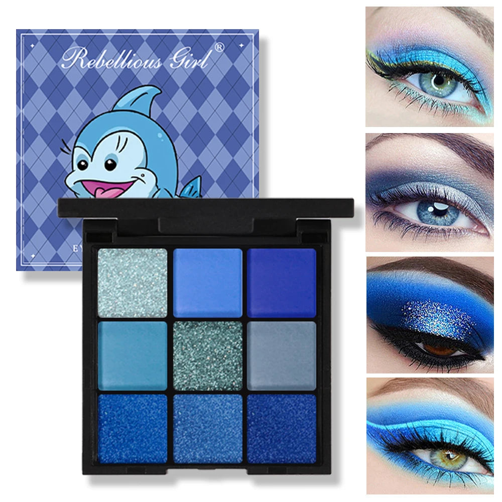 9-Grid Multi Eyeshadow Palette