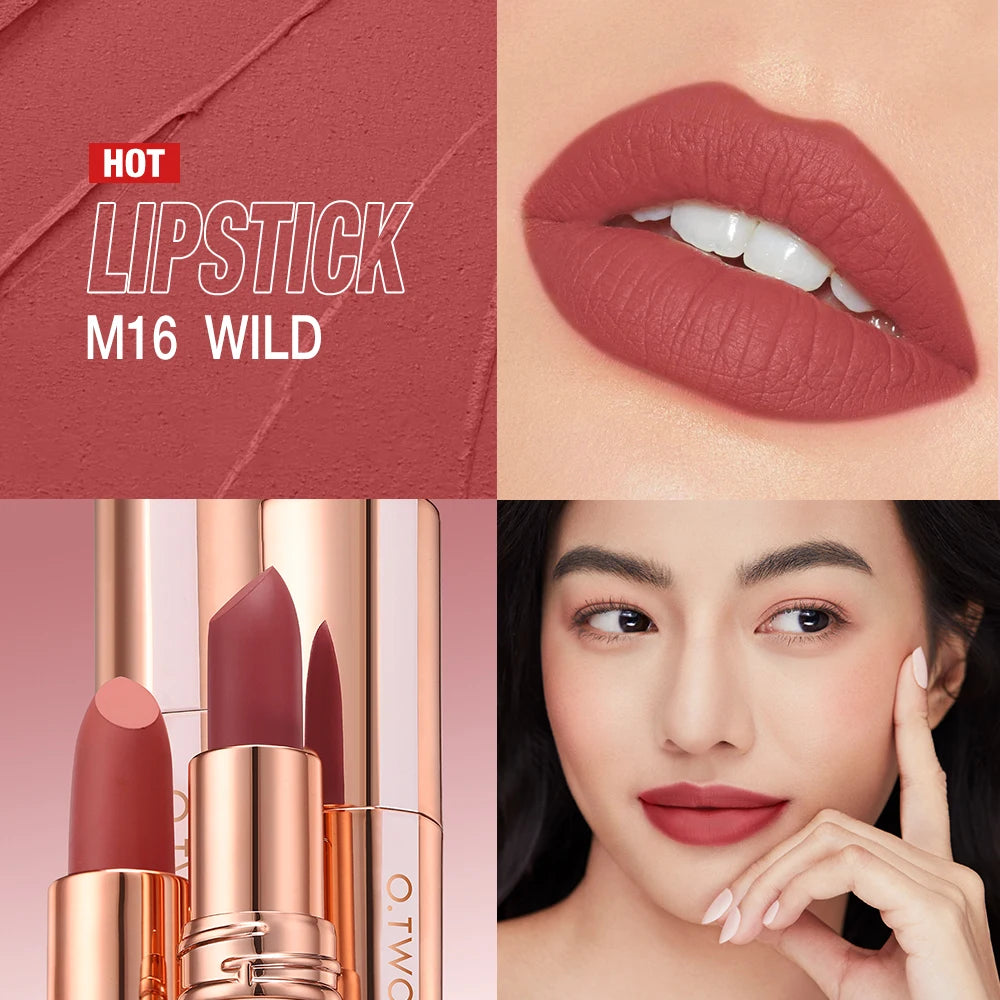 O.TWO.O Matte Long Lasting Waterproof Lip Stick