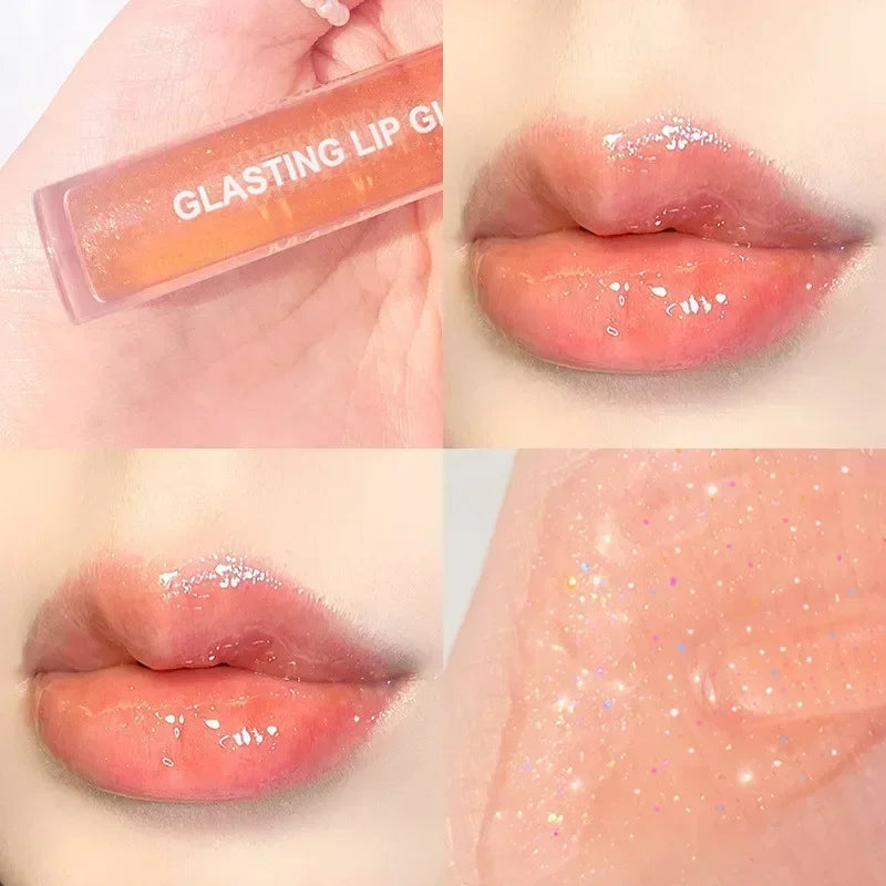 Mirror Water Lip Gloss Lip Glaze Transparent Glass Lip Oil