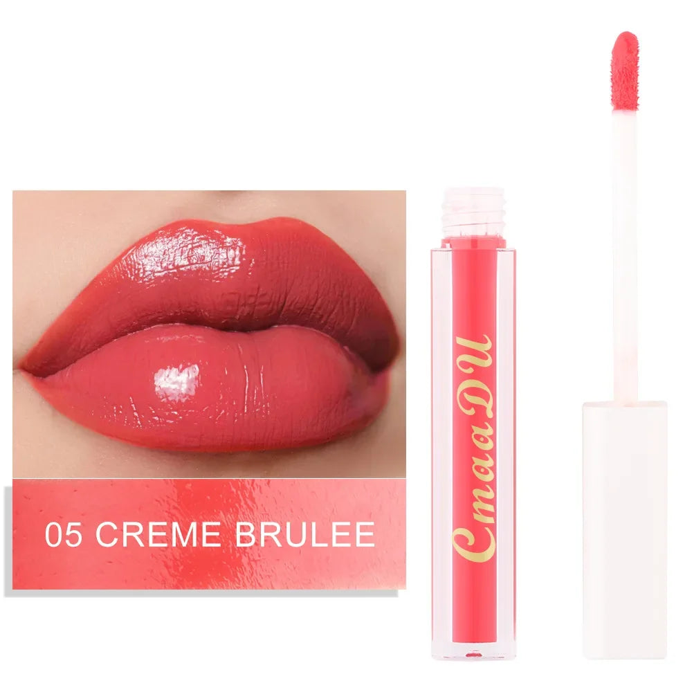 CmaaDu 8 Color Lip Gloss Matte Creamy  Lipstick