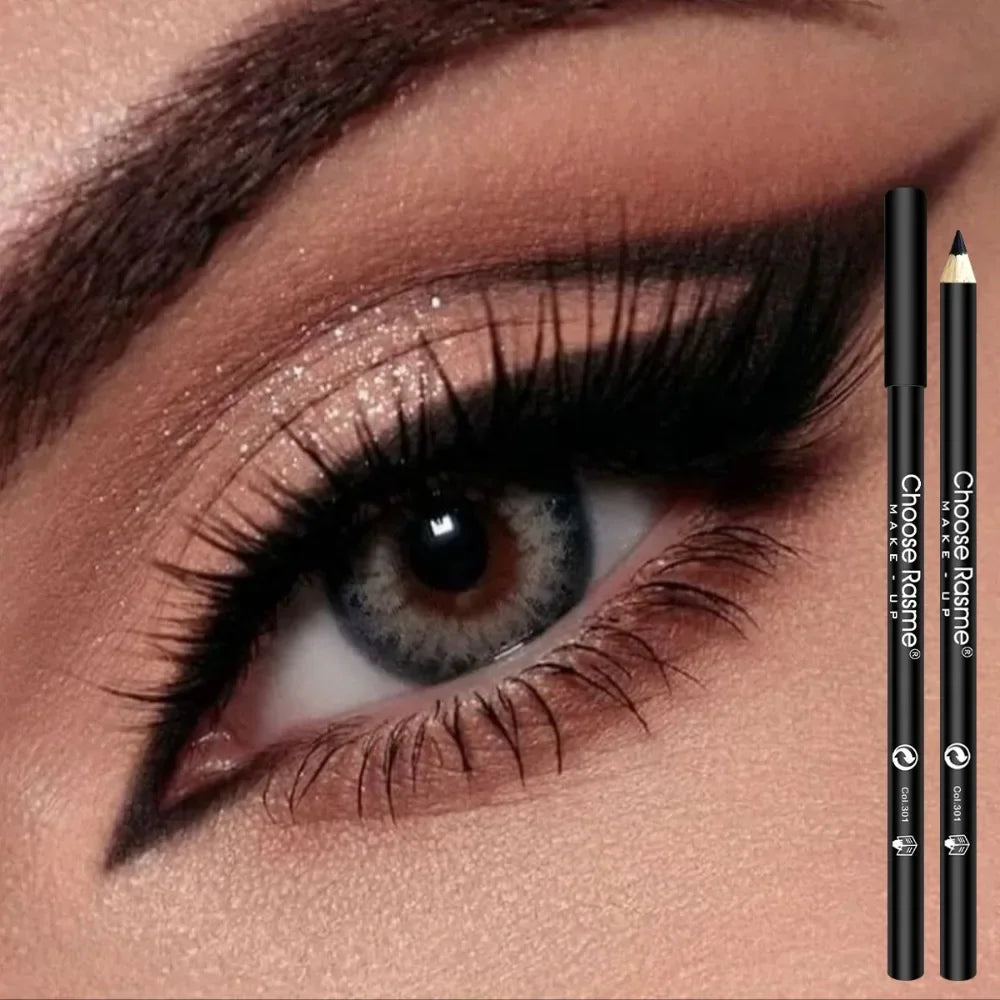 1Pc High Pigmented and wooden Eyeliner Pencil.