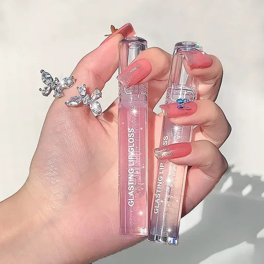 Mirror Water Lip Gloss Lip Glaze Transparent Glass Lip Oil