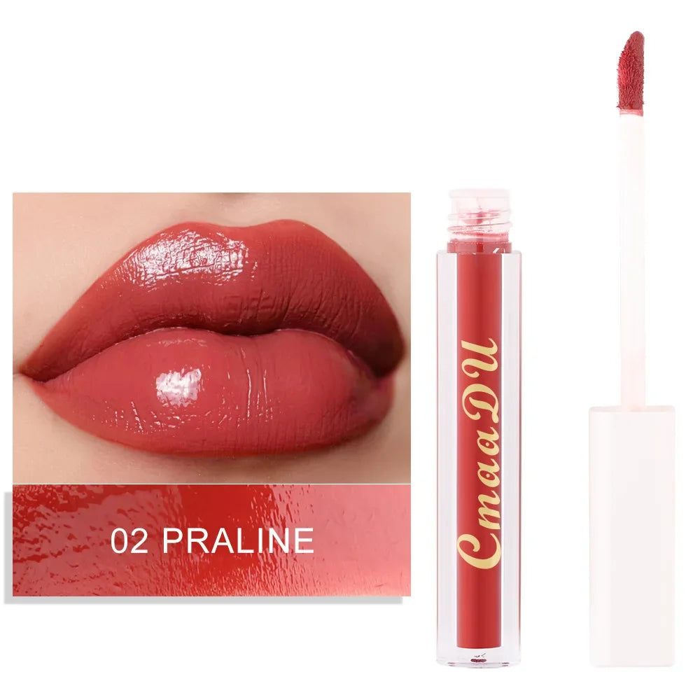 CmaaDu 8 Color Lip Gloss Matte Creamy  Lipstick