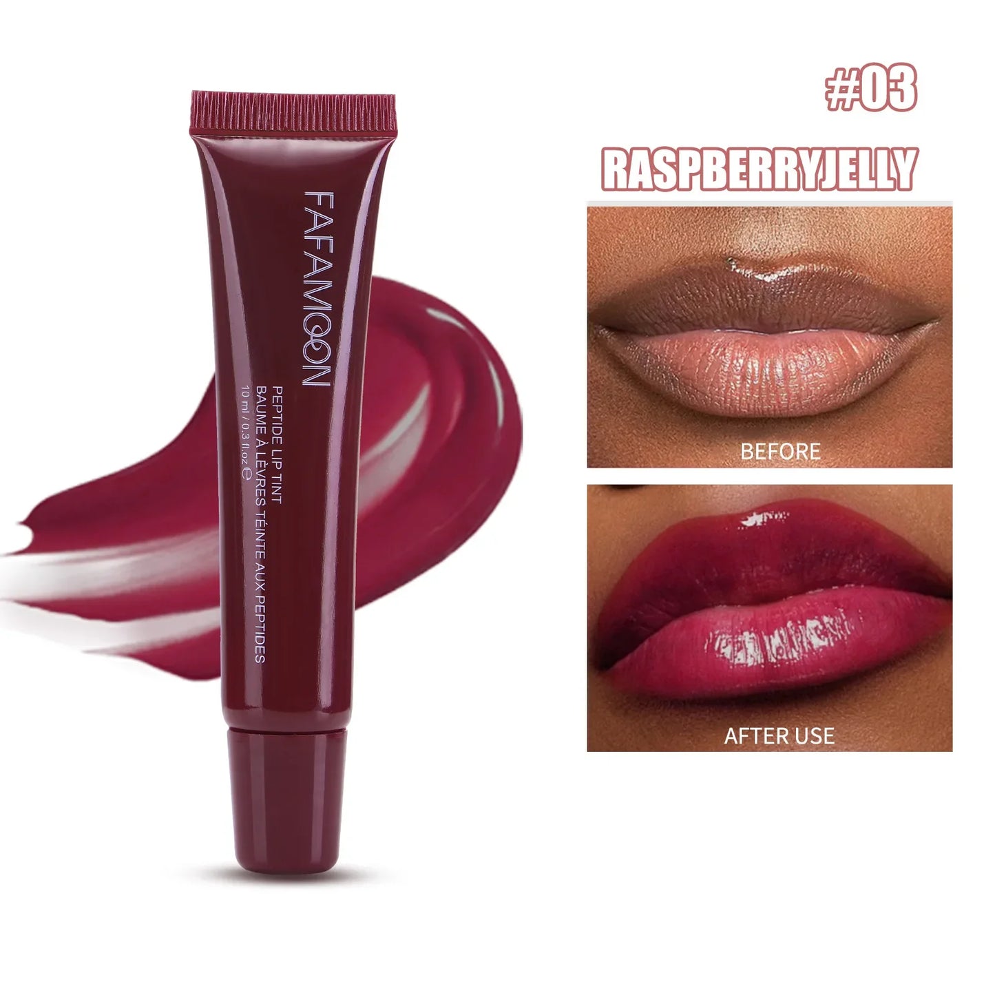 1pcs Soft Tube Mirror Lip Gloss Lip Oil.