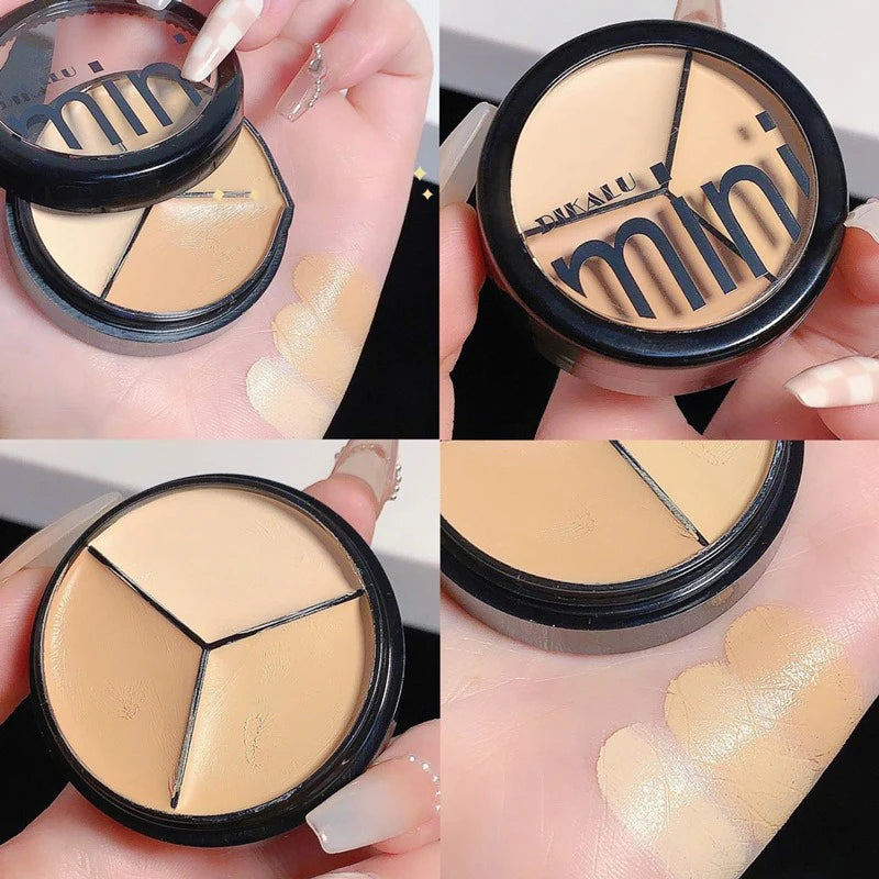 3 Colors Concealer Cream Full Coverage.