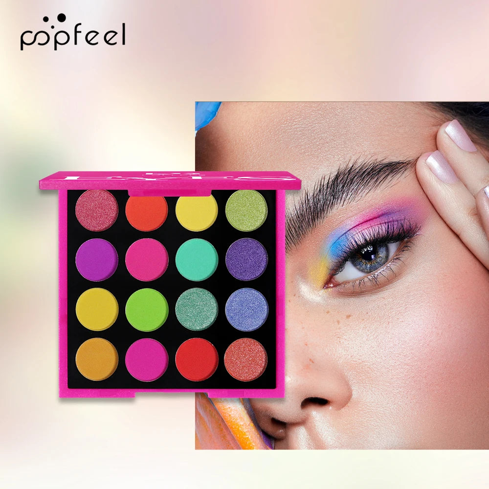 16 Colors POPFEEL Spotlight Eyeshadow Palette