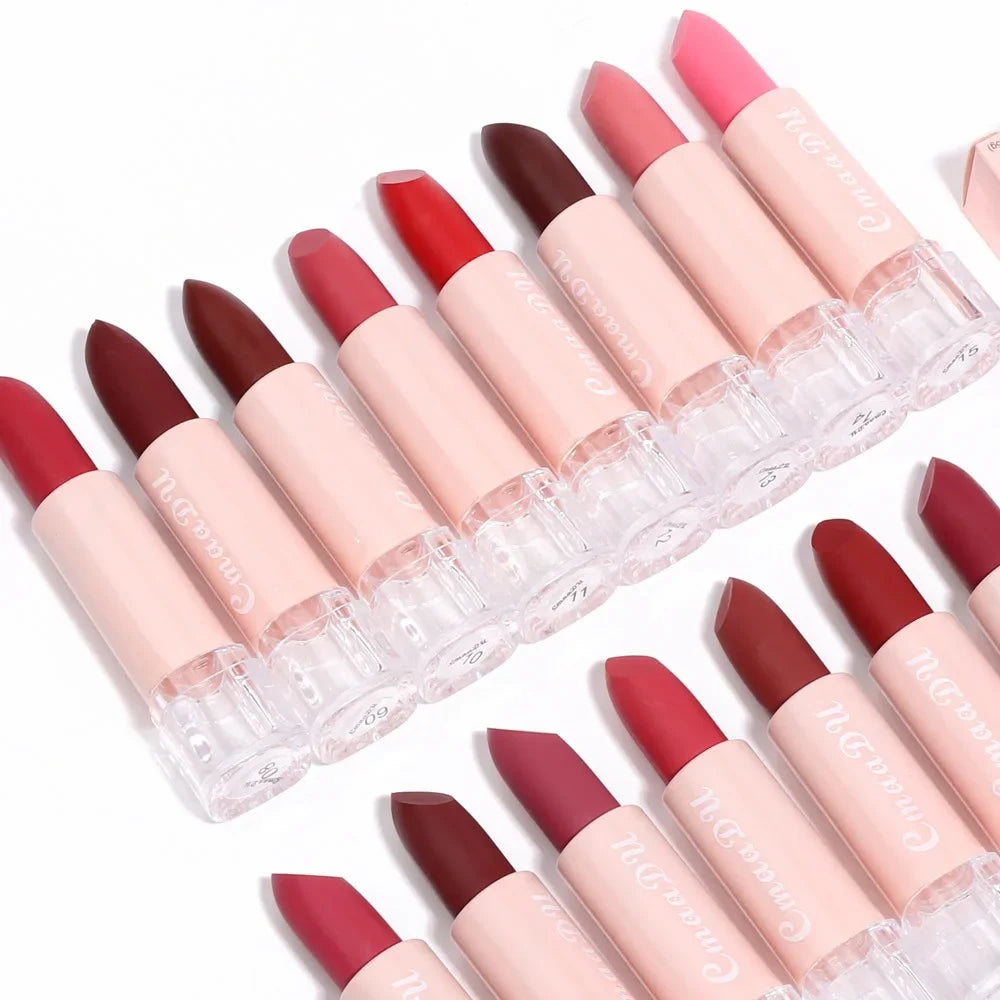 1PC Matte Nude Lipstick Long Lasting waterproof