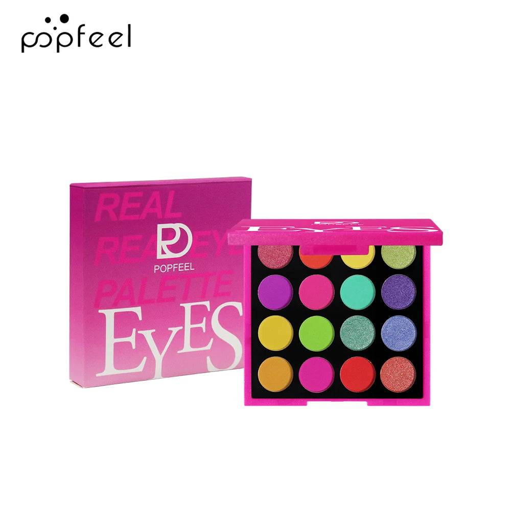 16 Colors POPFEEL Spotlight Eyeshadow Palette