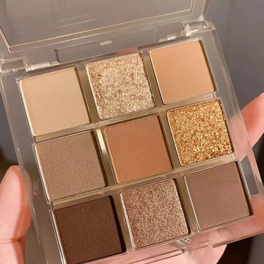 New Nine-color Glitter Eyeshadow Palette